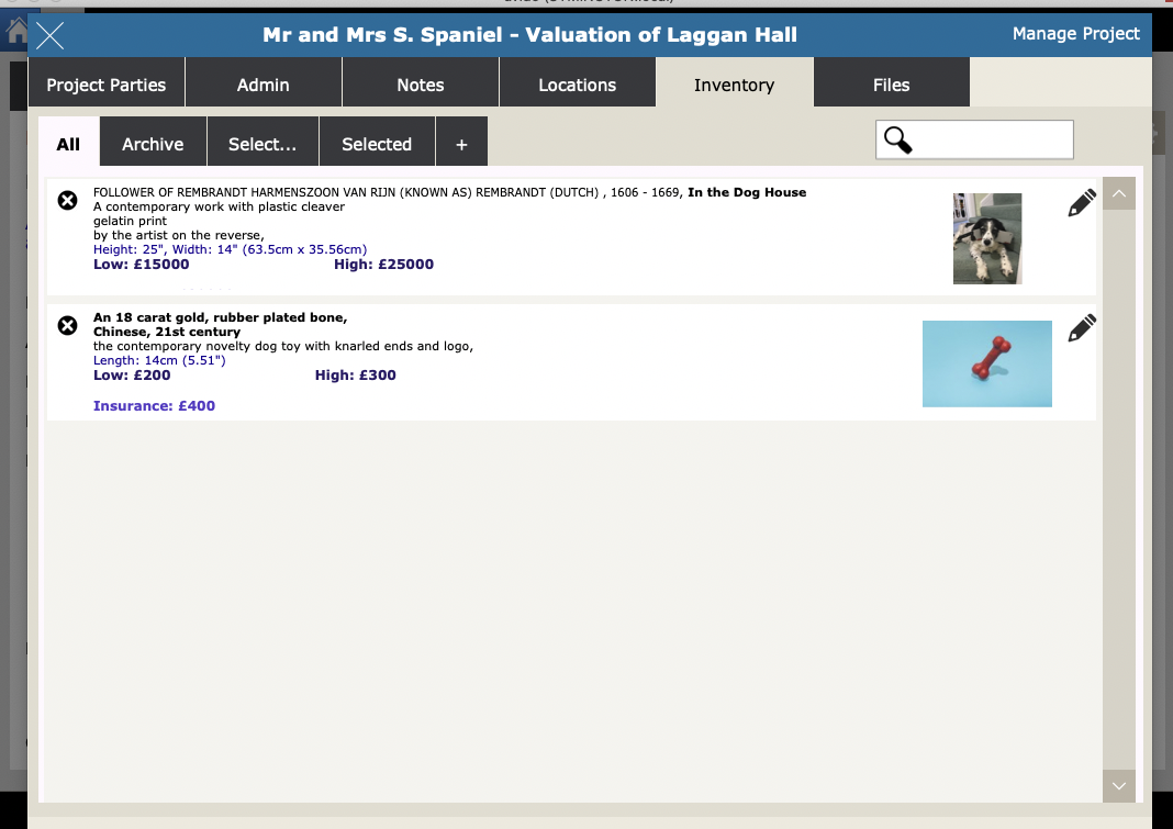 Avido inventory