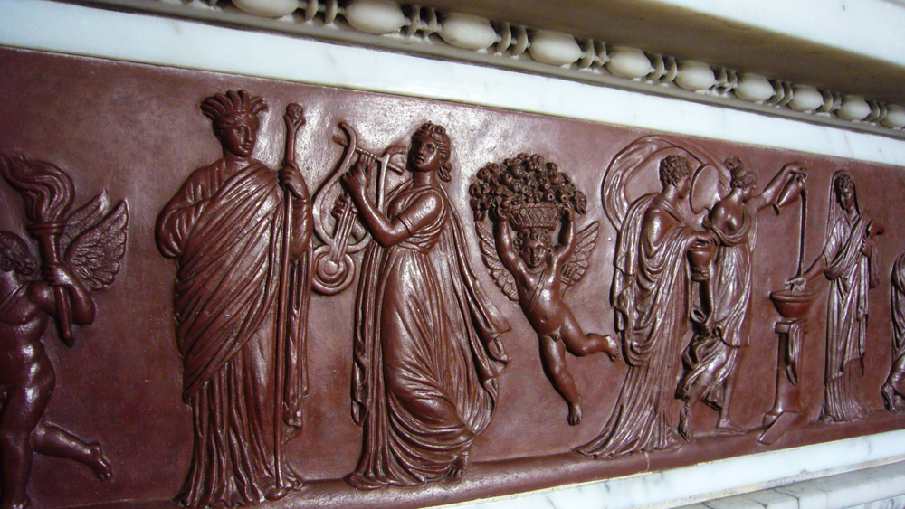 Robert Adam marble chimneypiece