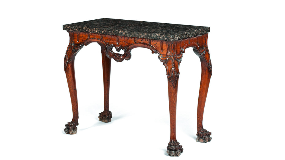 George III Irish Mahogany Console Table