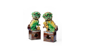 Chinese flambé vase of 'Fanghu' Qianlong six character seal mark